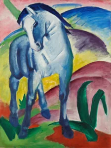 Franz Marc, Blaues Pferd I, 1911.