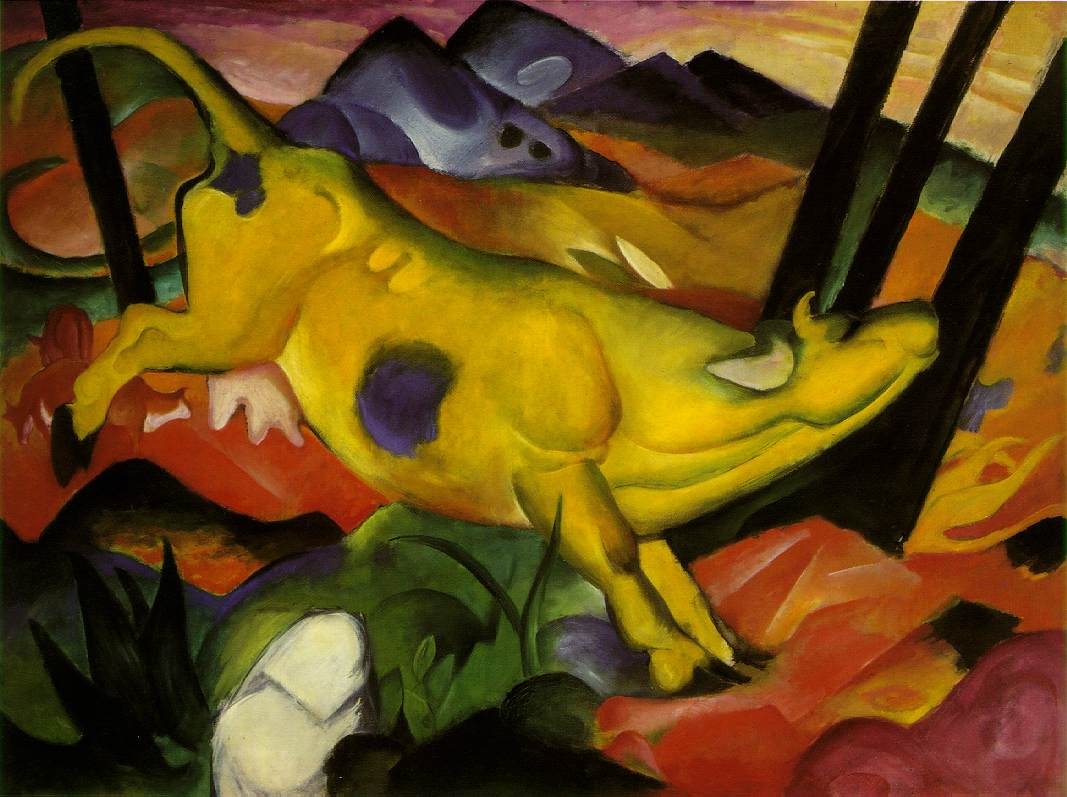 Franz Marc, Yellow Cow, 1911